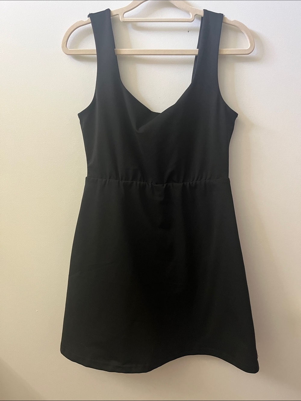 SHEIN Black Sleeveless Athletic Mini Dress NWOT
